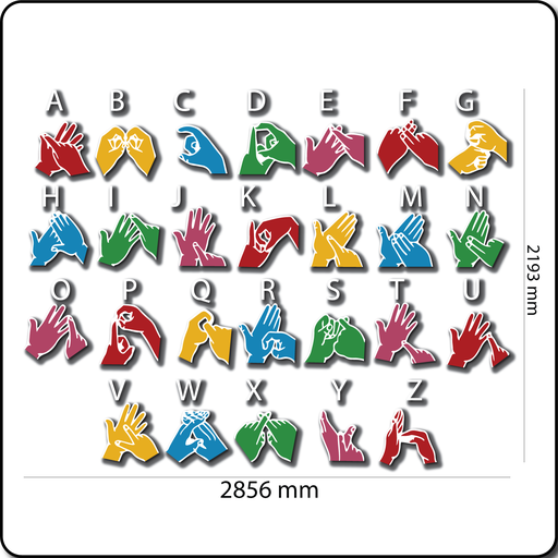 [TME040-BSL] British Sign Language Alphabet [BSL]
